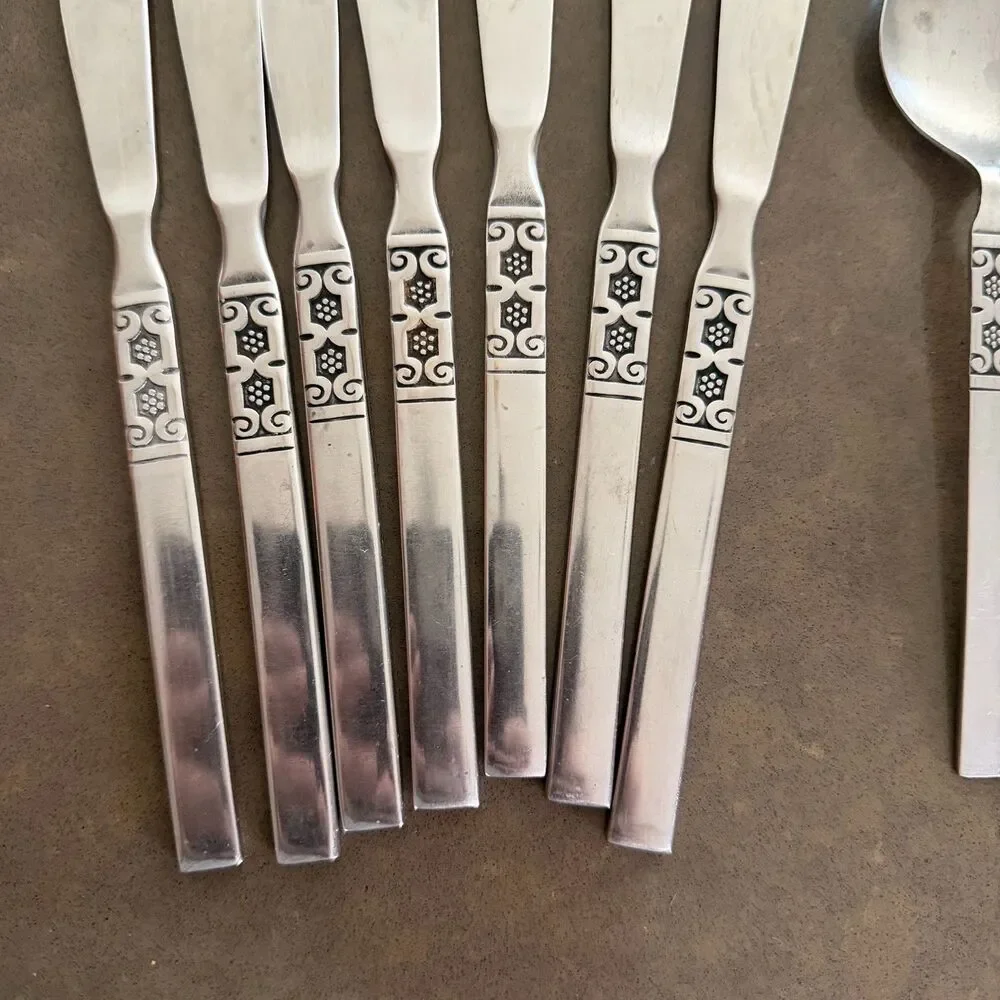 Northland DANISH FLING Stainless Flatware MCM Replacement Pcs 33 Japan